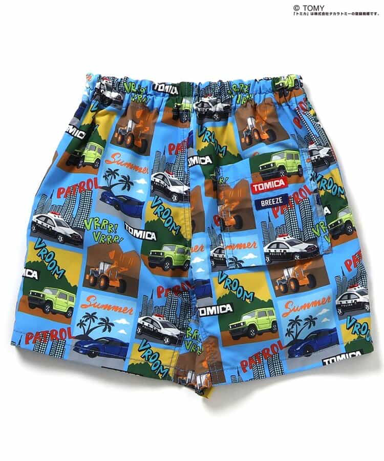 🇯🇵預訂 日本直送🇯🇵Breeze x Tomica系列兩色車車滿印水陸兩用短褲