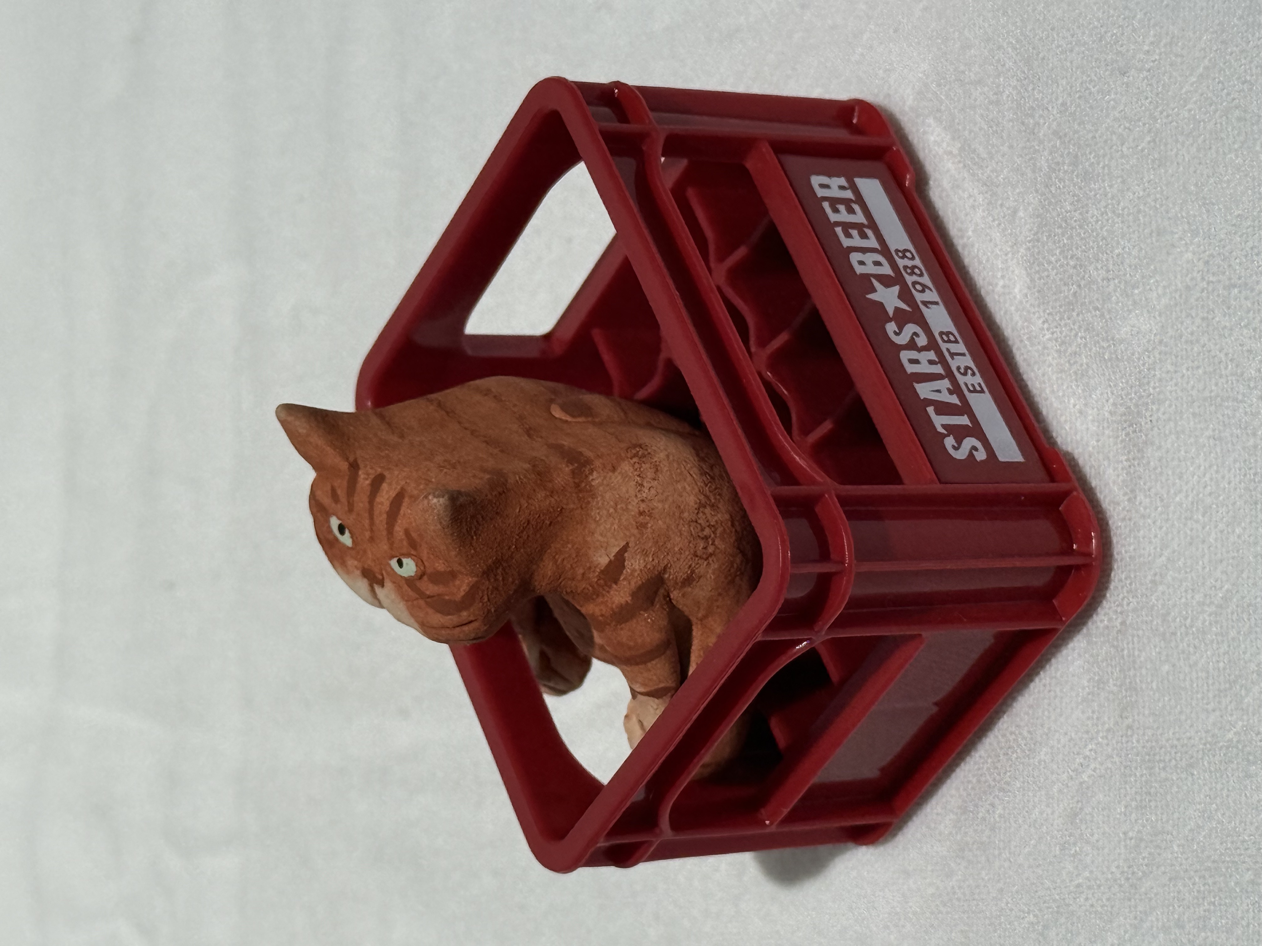 半澤淳子 啤酒箱 貓咪 貓貓擺件