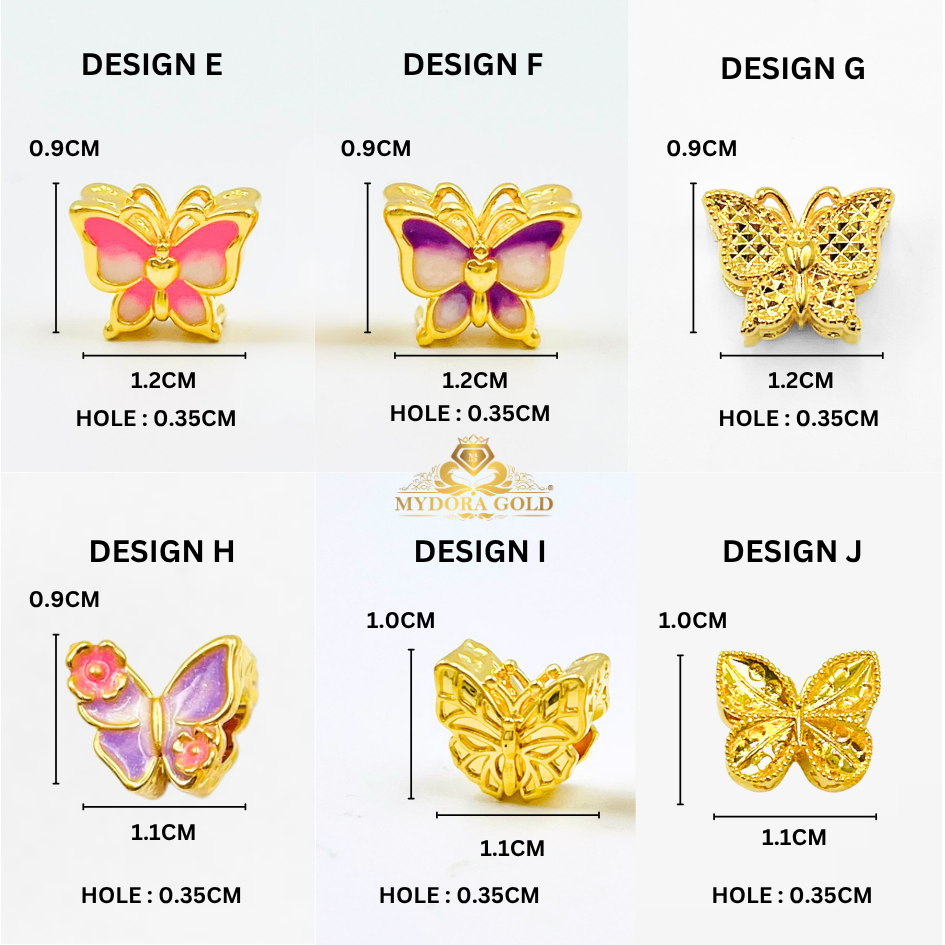 MYDORA Bead Butterflies Series (5G) l EMAS 916/22K