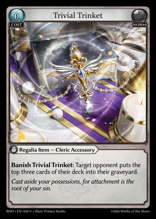 Trivial Trinket / RDO-028 (U)