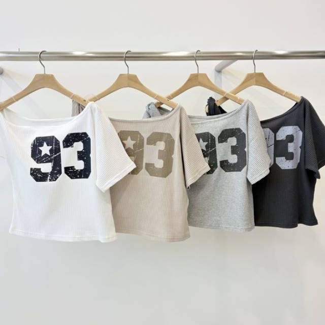 韓國窩夫格93斜膊top