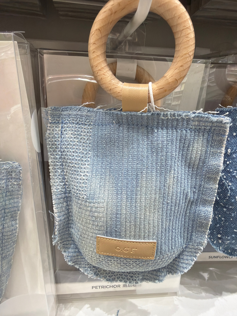 Denim Wooden Ring Sachet ( West Msia Only)
