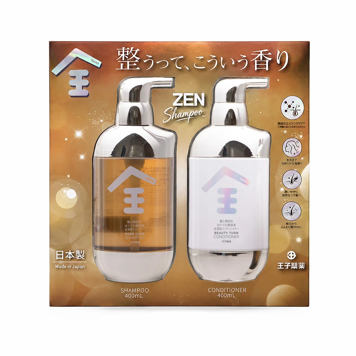 日本Costco 本週特價 Seika 全洗髮水&護髮素套裝 400ml x 2