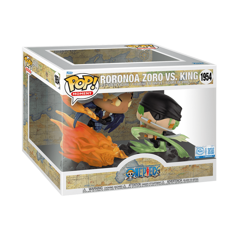 📦訂購 美國代購 Funko POP! ONE PIECE Moment Roronoa Zoro vs. King Figure 海賊王 模型