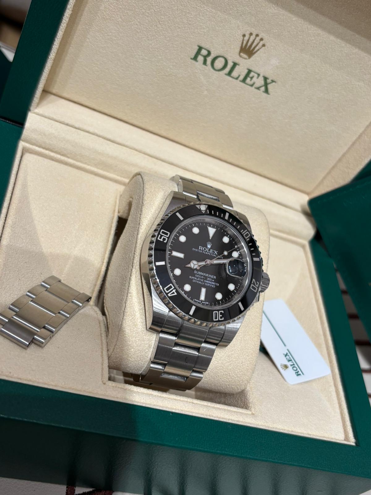 Rolex submariner date 116610 100%Authentic,95%new ✅certificate cate ✅ tap  ✅box