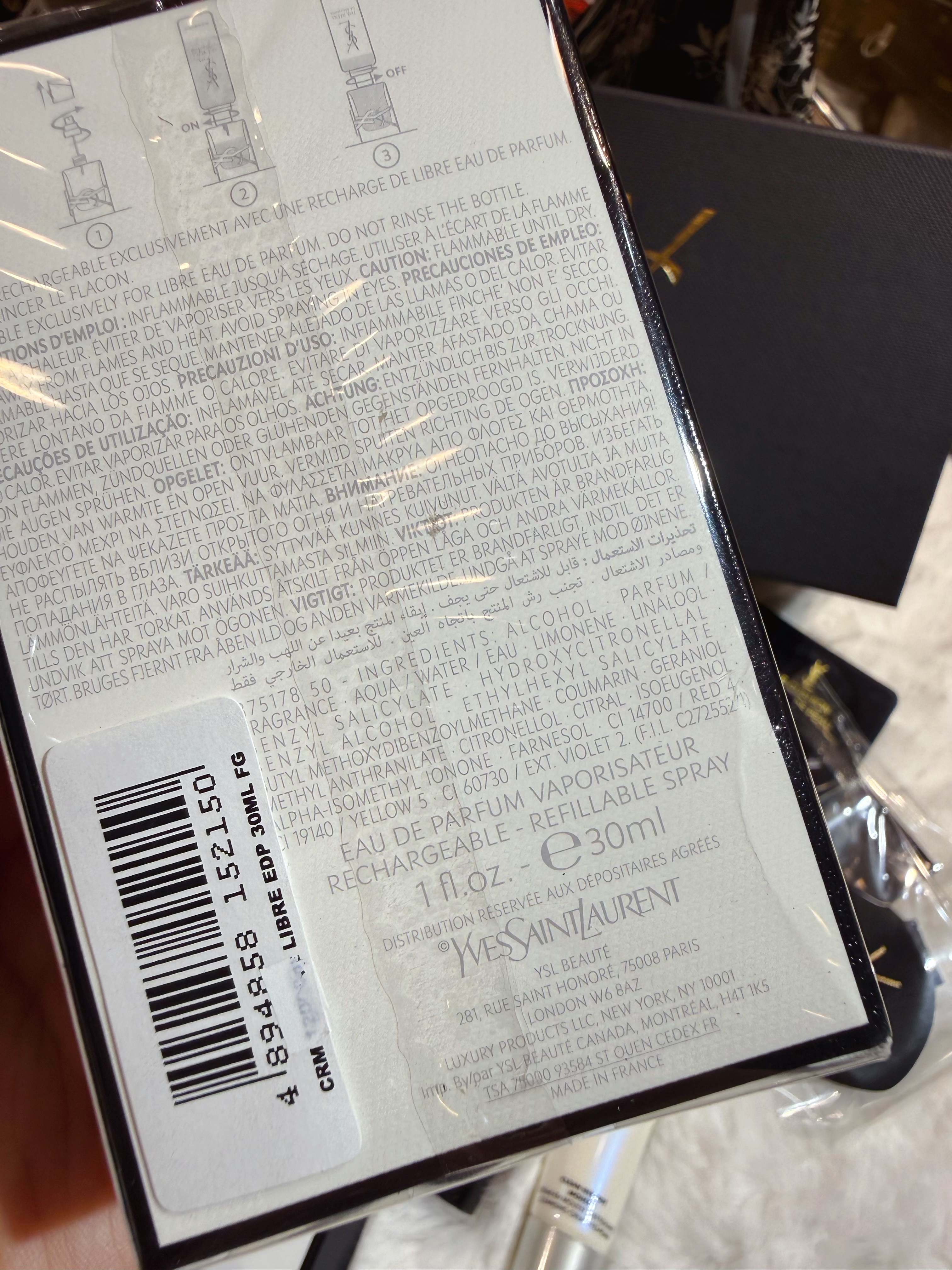 YSL beauty set Libre/30ml