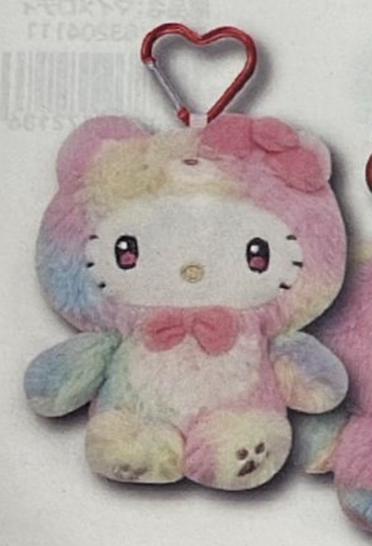 Sanrio 彩色kitty 登山扣拉鍊公仔 63204106