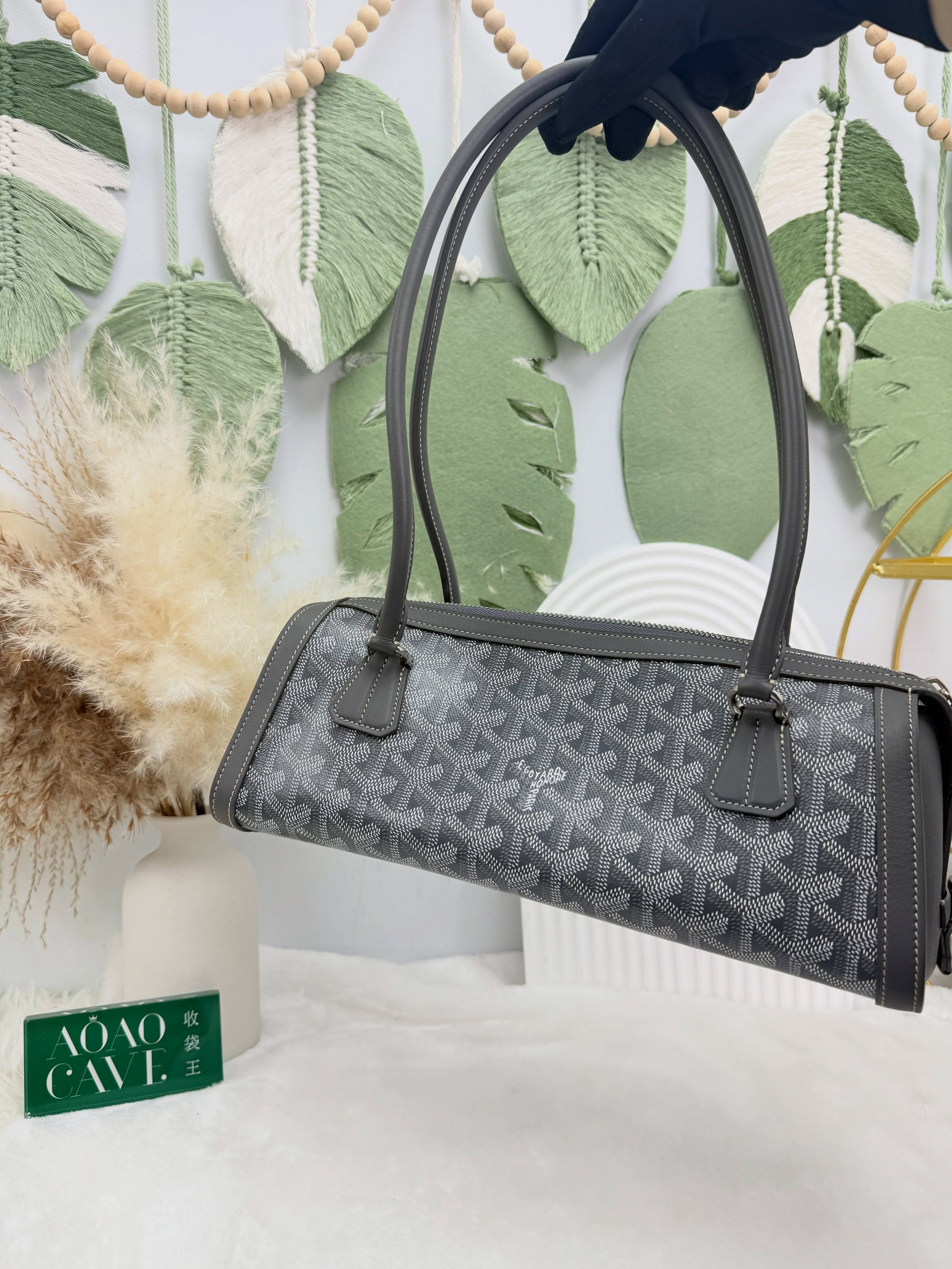 Goyard👜 閑置品🛍️Bonbonnière Bag 灰色 有塵袋 紙袋2026年新款🩶