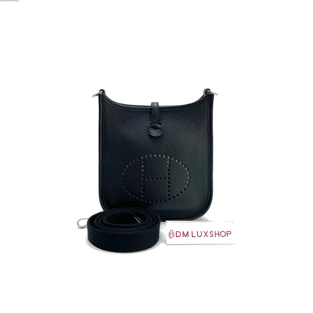 Hermes Mini Evelyne Black PHW (Stamp B , Year 2023)