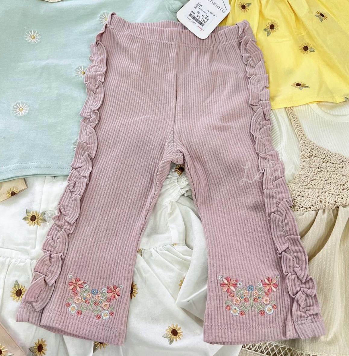 🔸返貨中🔸mamaraku刺繡長褲