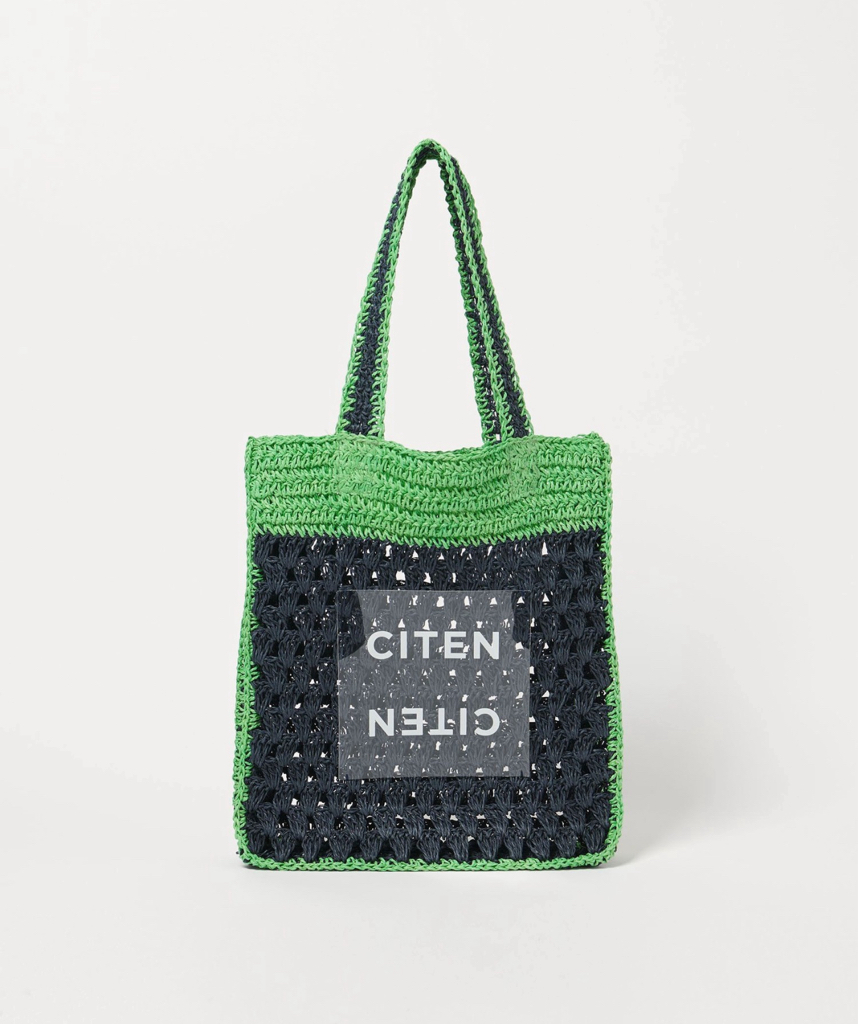 日本CITEN 拼色編織袋
