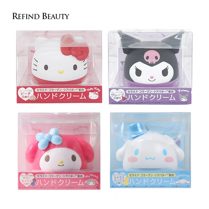 日本限定  Sanrio 立體大頭 高保濕護手霜 35g