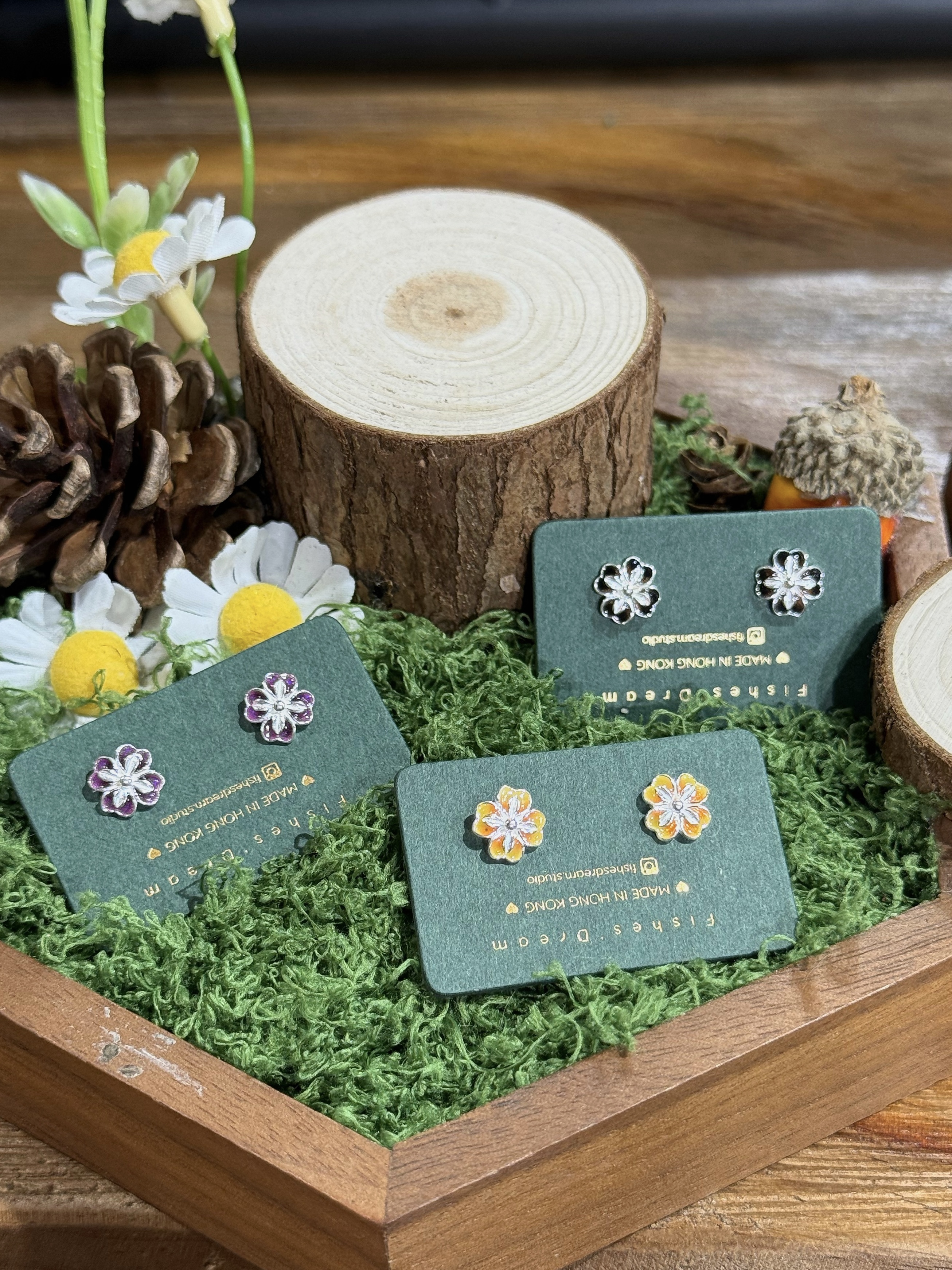小幸運｜Lucky Bloom Stud Earrings