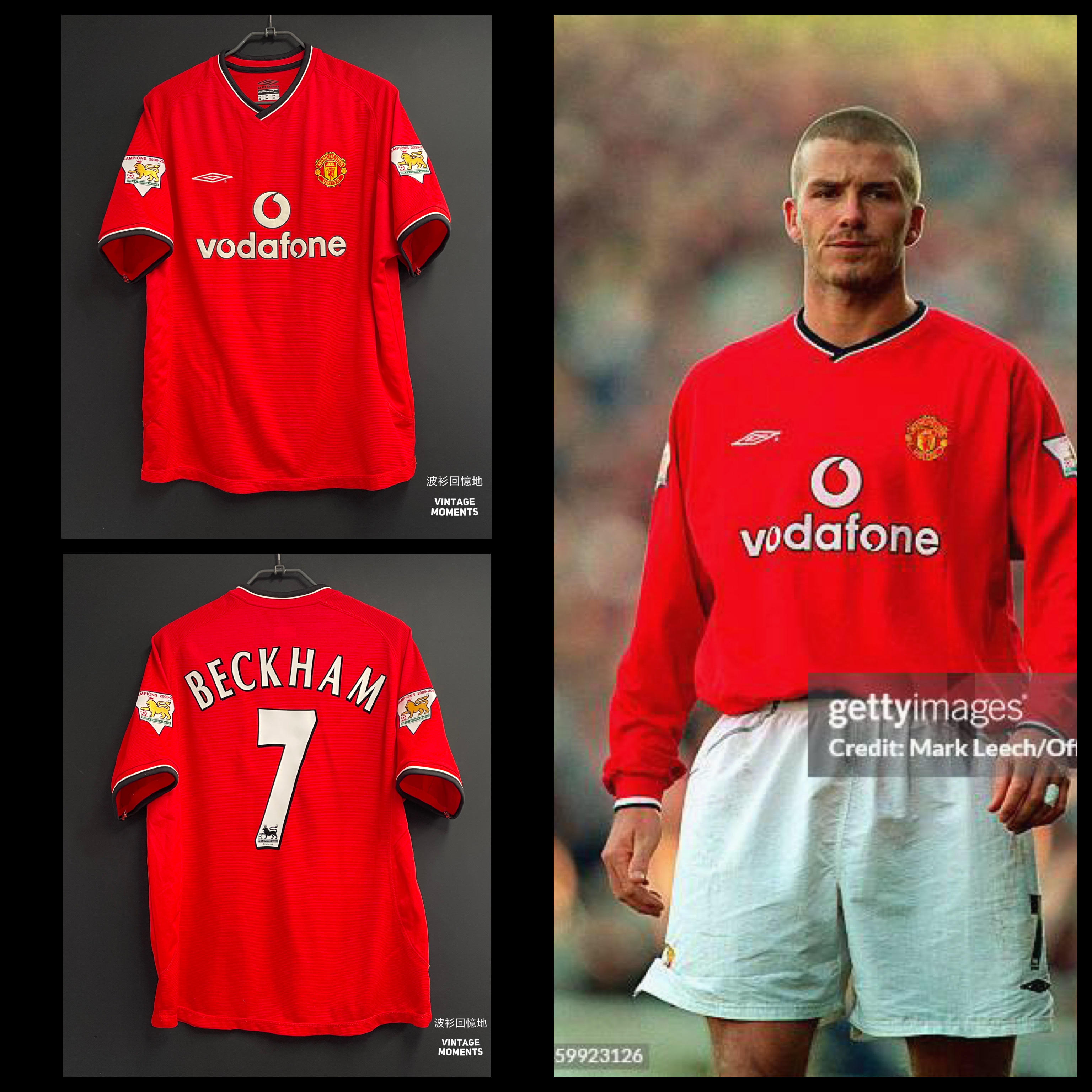 曼聯01/02主場 碧咸 MANCHESTER UNITED HOME BECKHAM