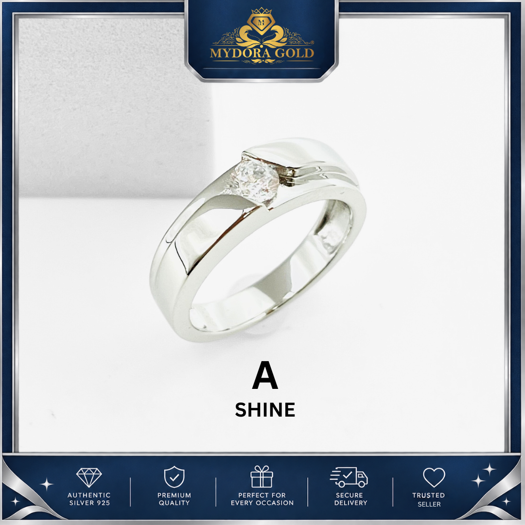 MYDORA 925 Silver Ring - Cincin Destiny Line Collection