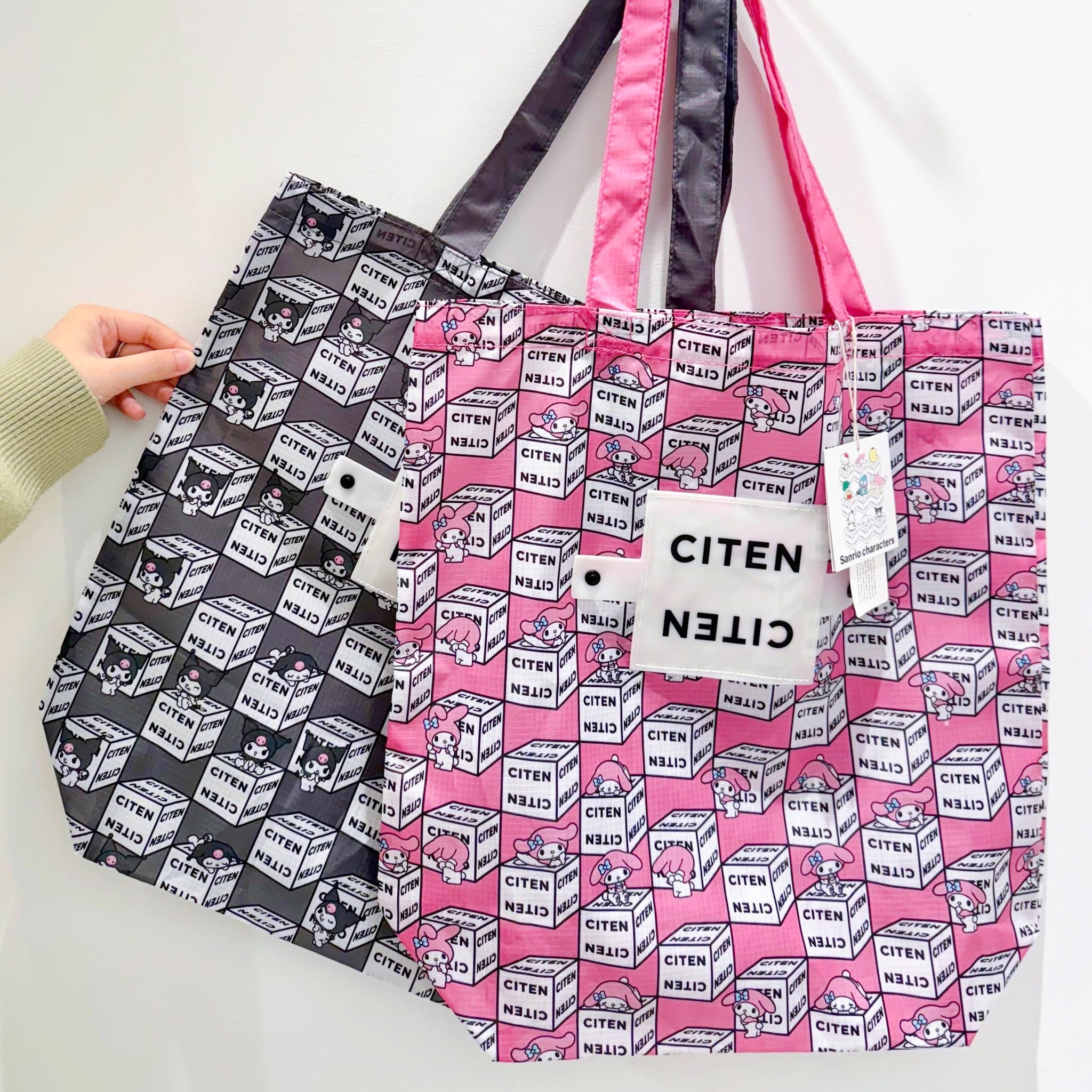 日本直送  🎀 Sanrio × CITEN Foldable Tote Bag 