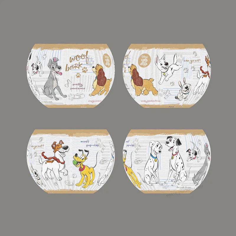 📦訂購 台灣代購 迪士尼系列 貓狗系列 手繪小狗盆栽 80片 拼圖