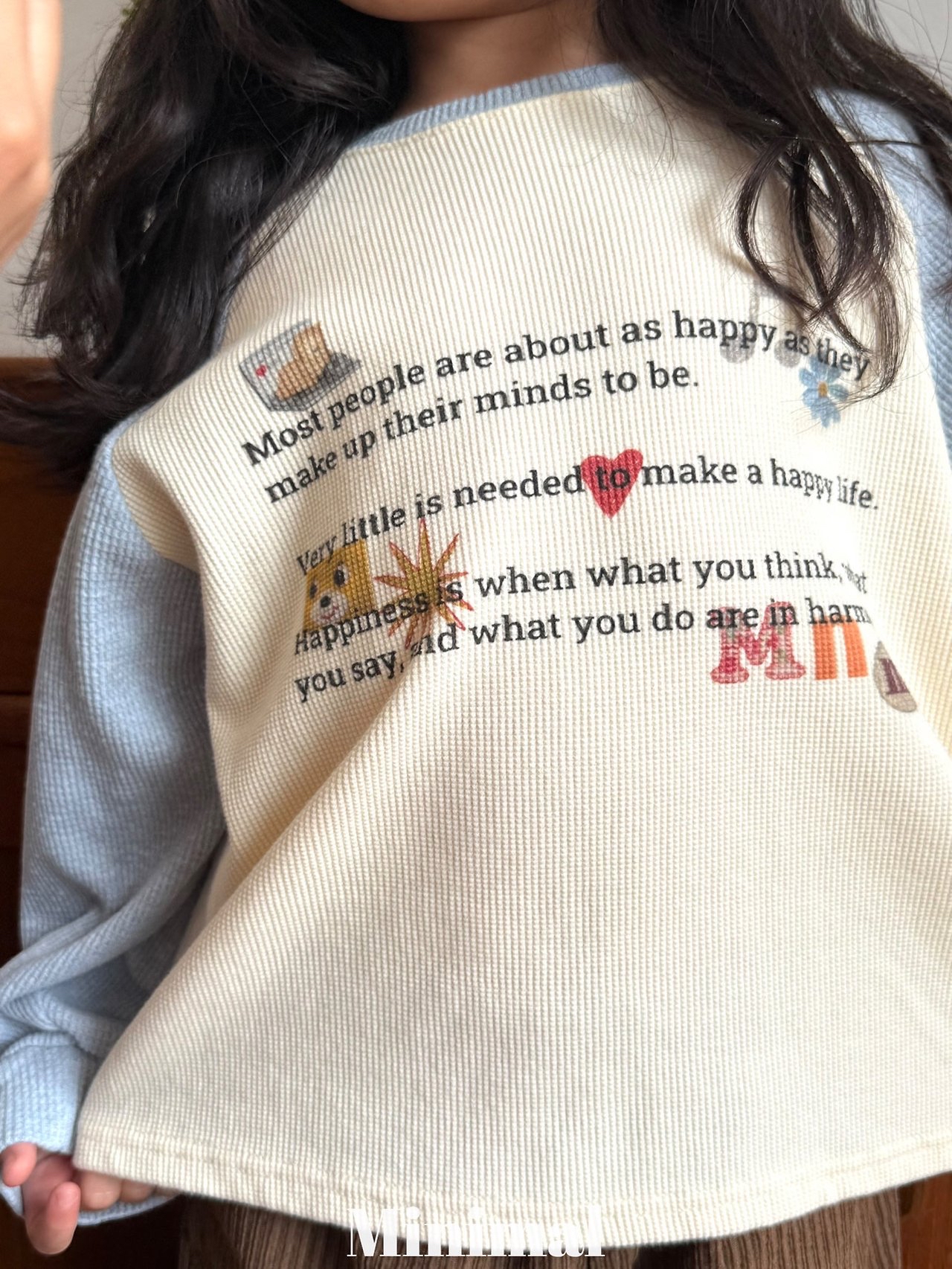 Mnm | Printed Raglan Tee