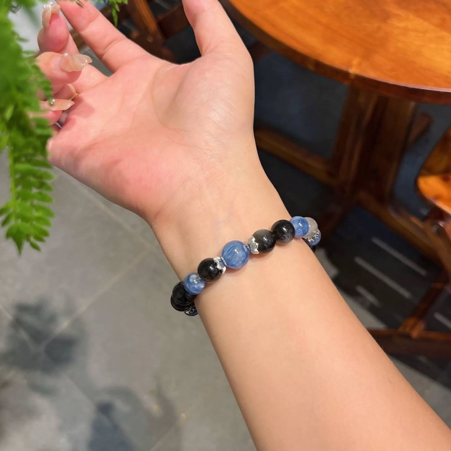 🪵深蓝星空🌃蓝晶石手串 🇨🇳