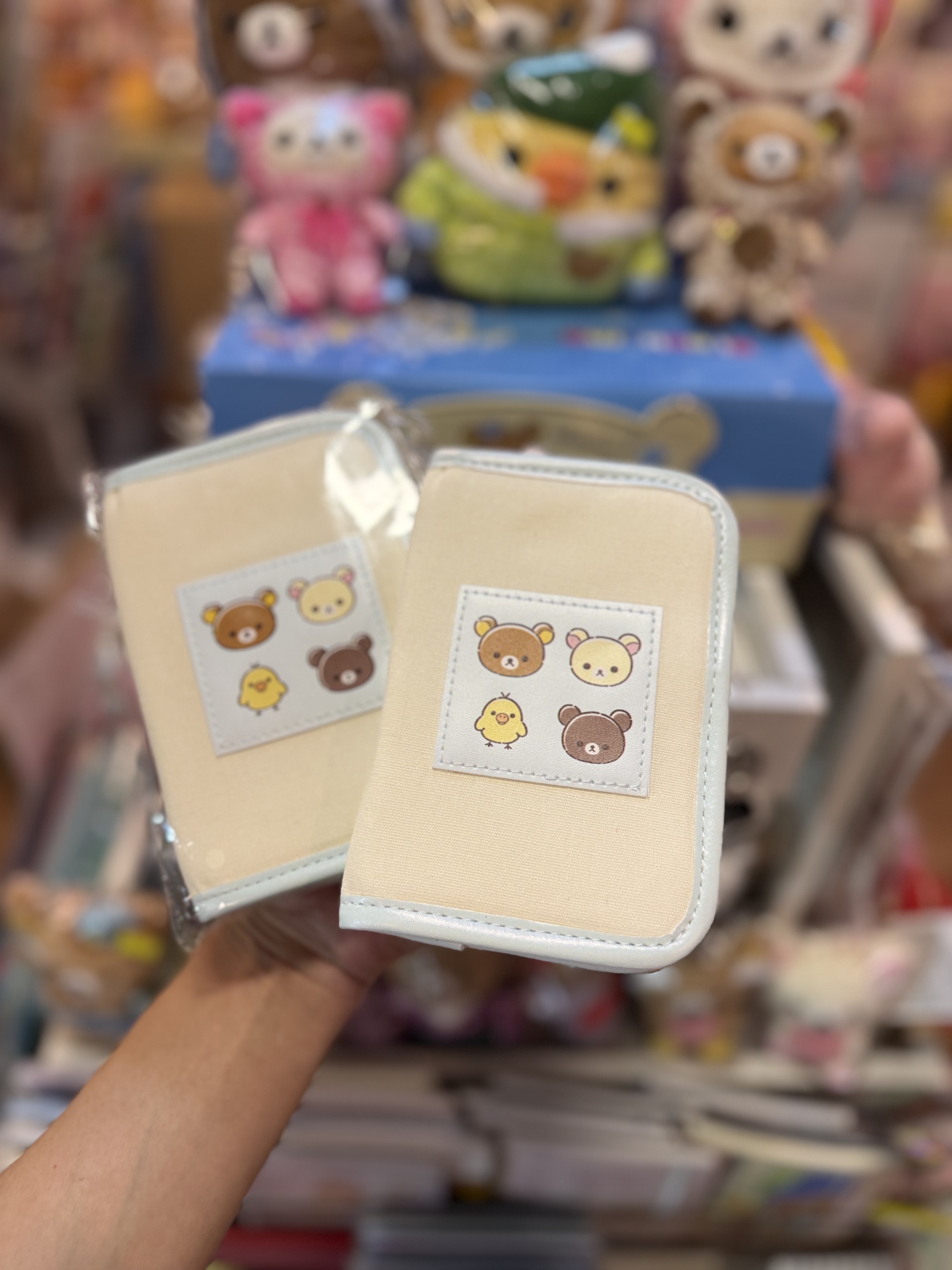 《現貨》全新Rilakkuma瓦瓦貓系列旅行用收納袋
