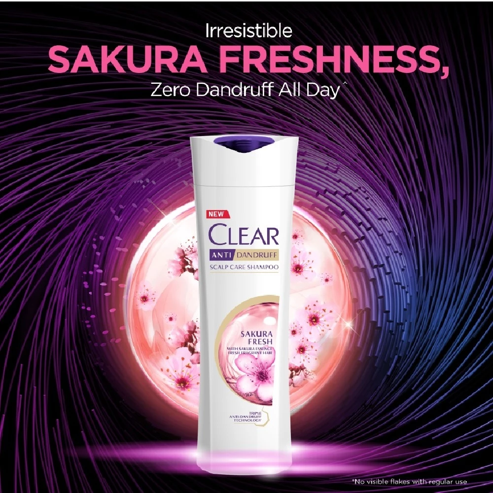 Clear Women Shampoo 300ml Sakura Fresh