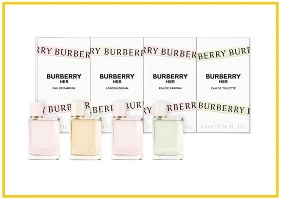 Burberry柏利花她香水四件套
