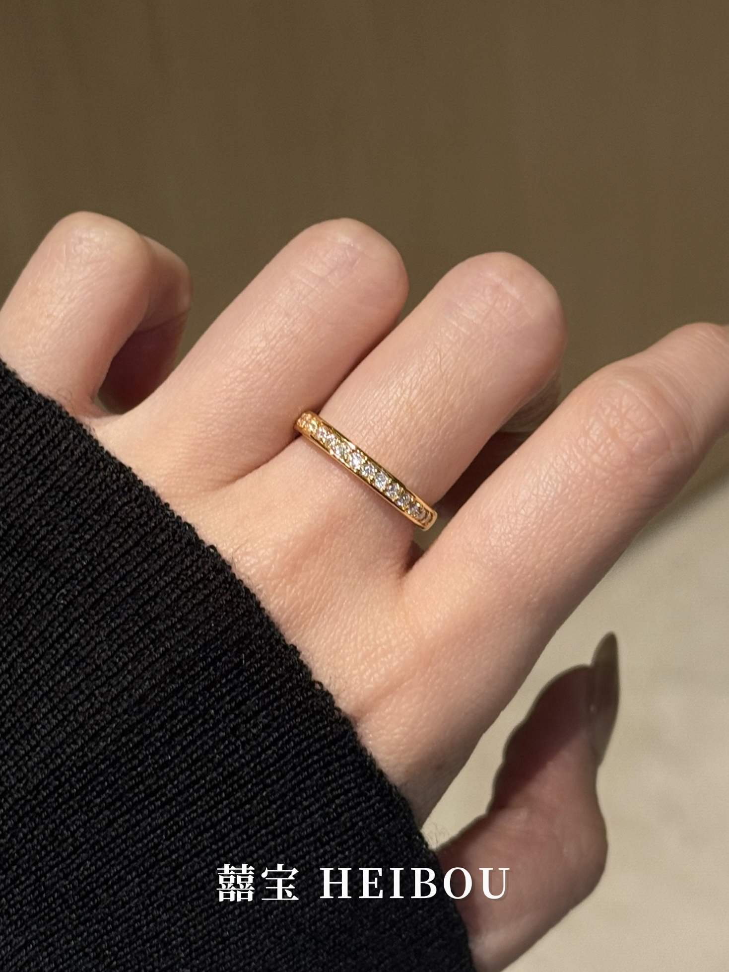 【5D镶嵌】排钻戒指