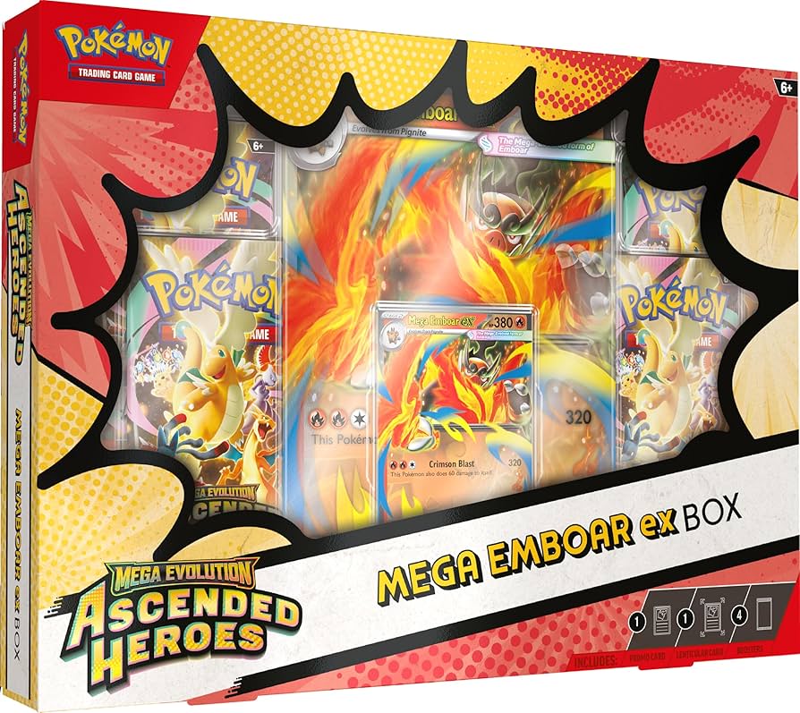 ascended heroes mega emboar ex box