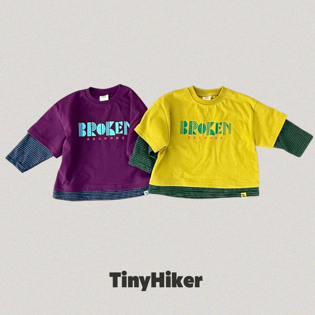 Tiny | Record Layered Long-sleeve Tee
