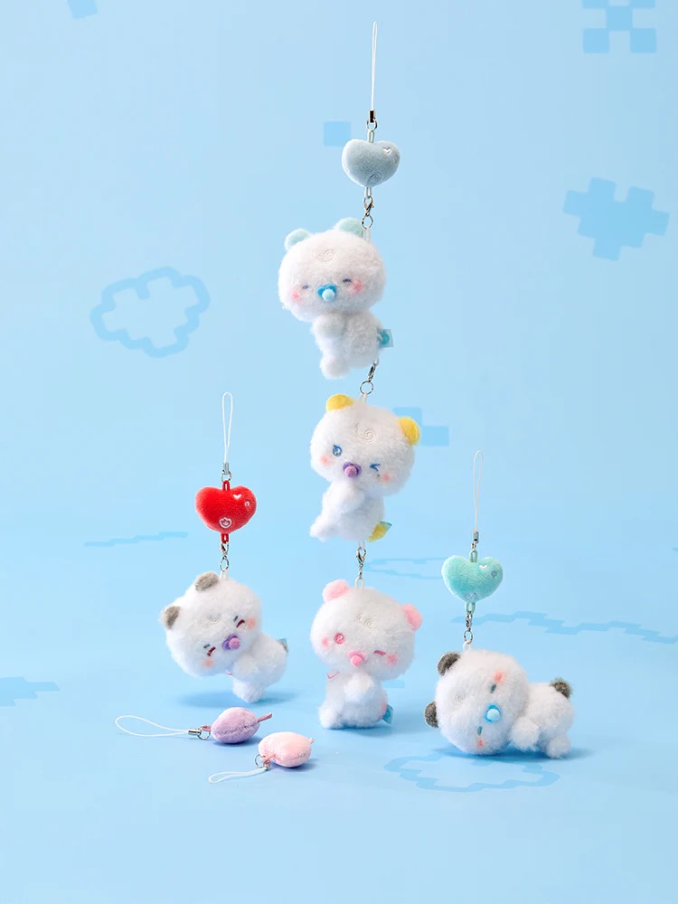 📦訂購 韓國代購 Line Friends PLAVE MMMM BABY PLUSH MOBILE CHARM 公仔吊飾