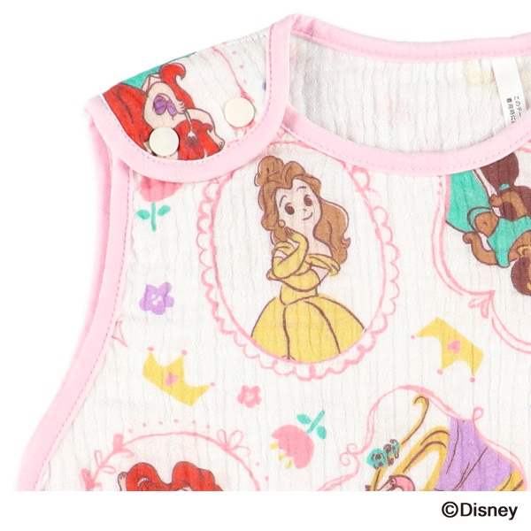 🇯🇵預訂 日本直送🇯🇵Disney公主滿印棉紗背心防踢睡袋