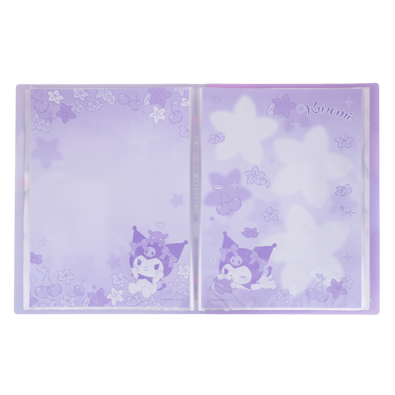 Kuromi A4 PP File Book (40 Pockets) A4 PP面40頁文件夾簿