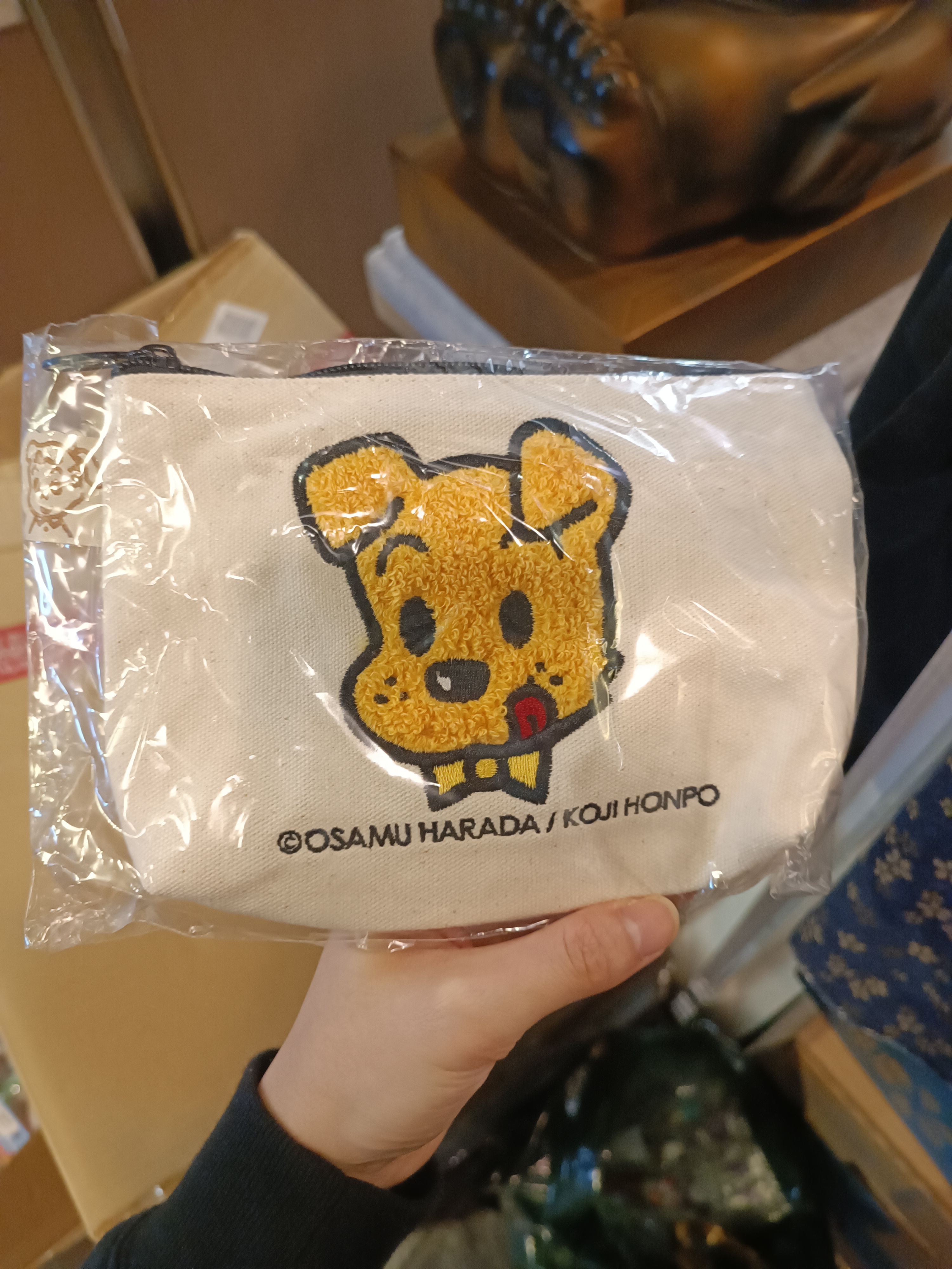 OSAMU GOODS系列Dog Face帆布收納袋