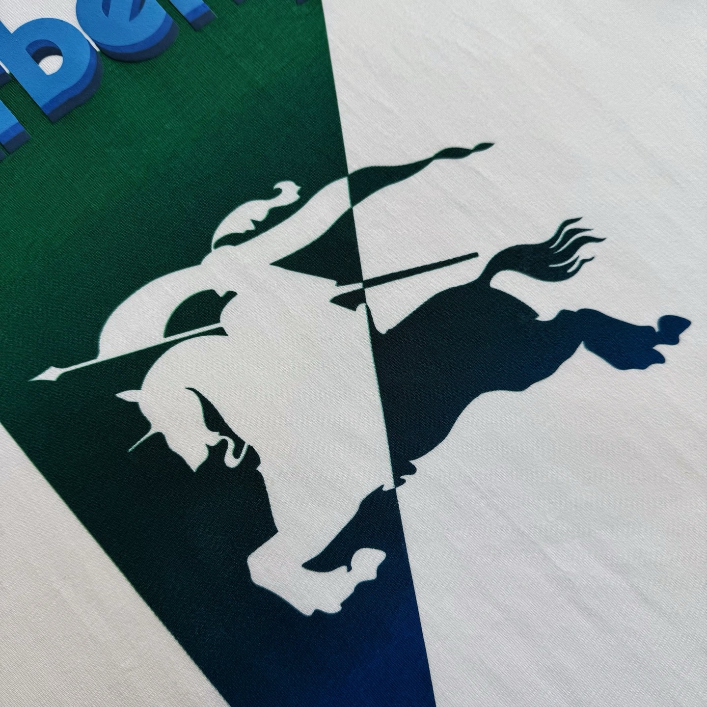 【原單】BURBERRY EKD Cotton T-shirt 戰馬騎士印花短袖Tee