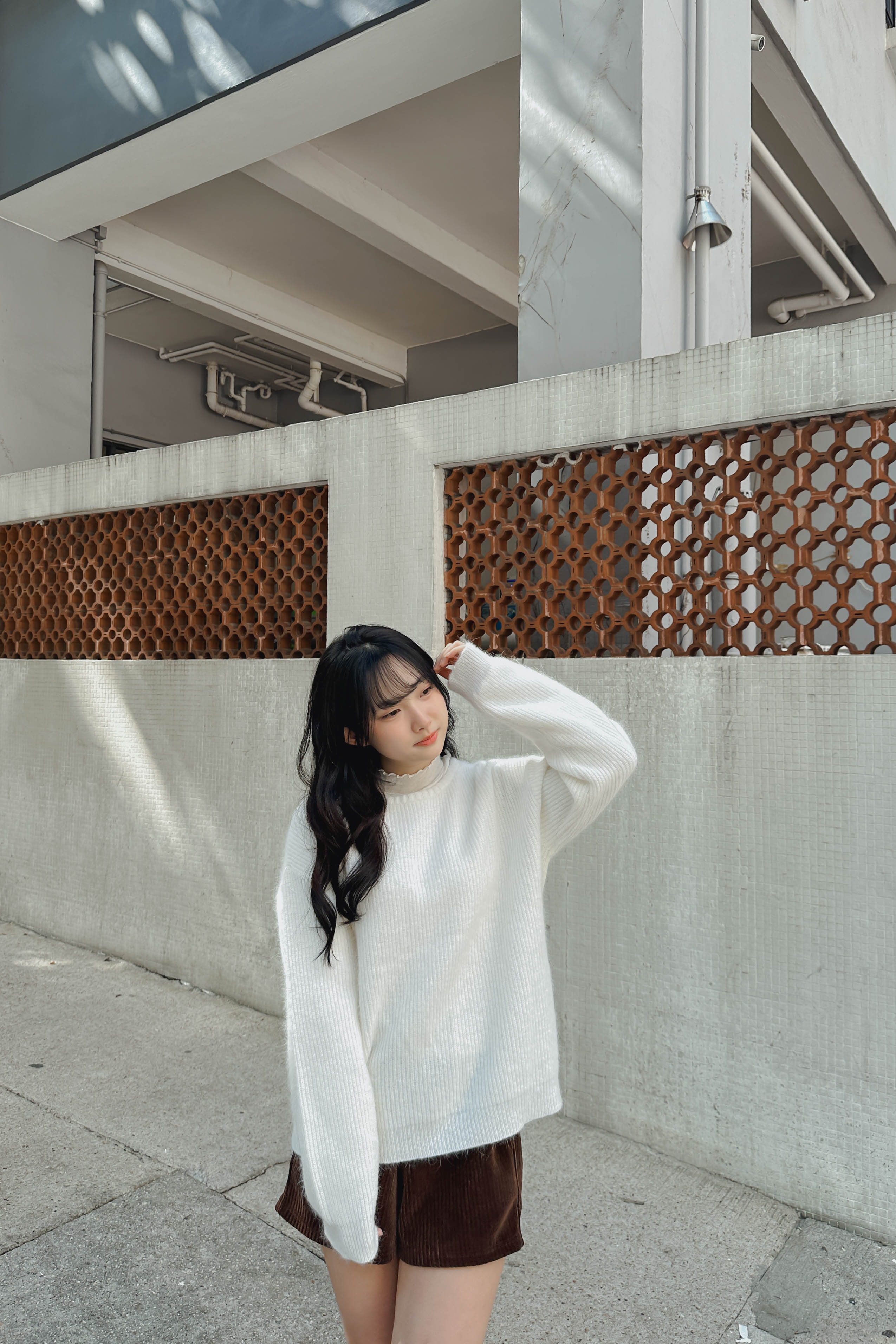 元氣少女圓領針織冷衫 (三色入)