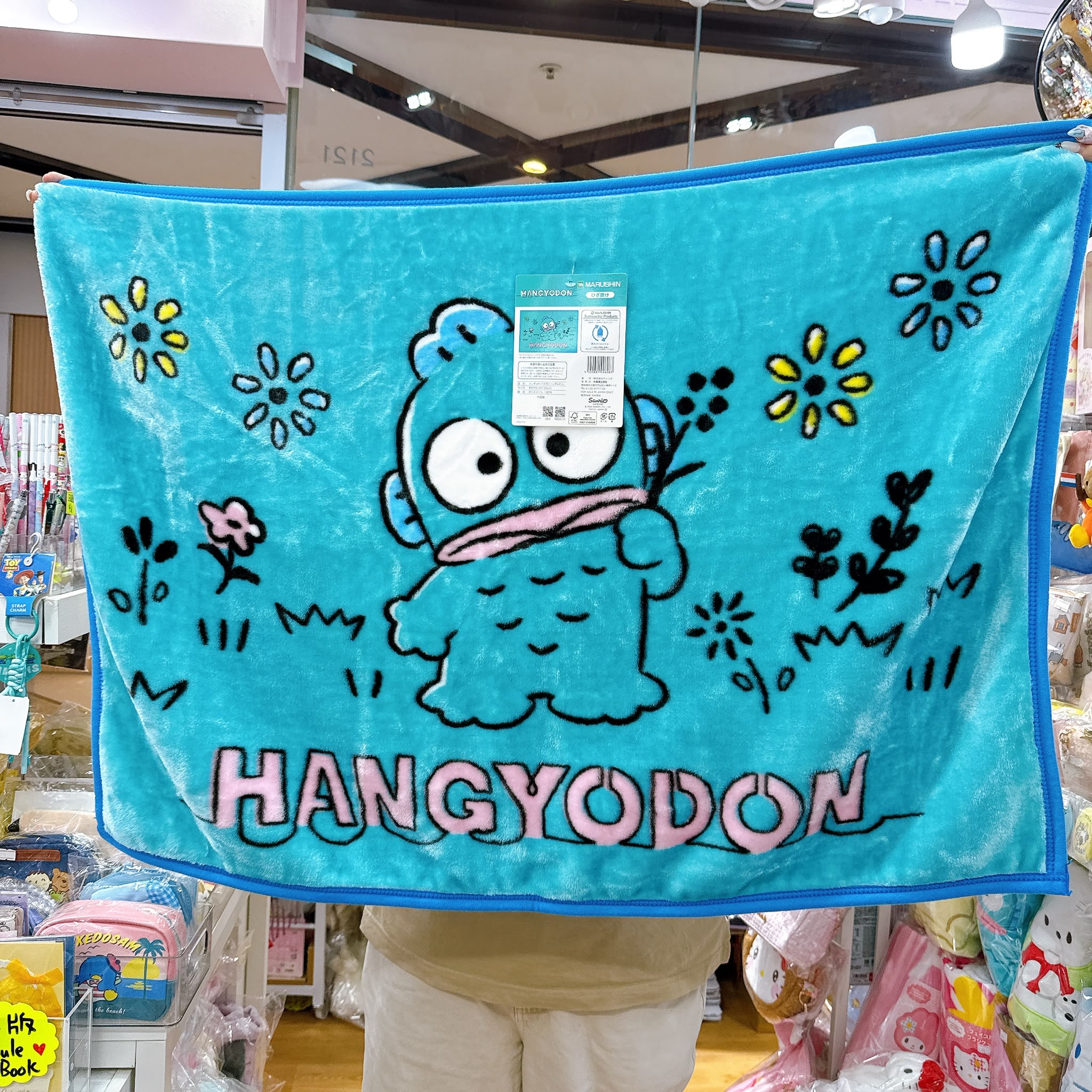 日本直送日本版Sanrio  水怪 100×70 cm毛氈 