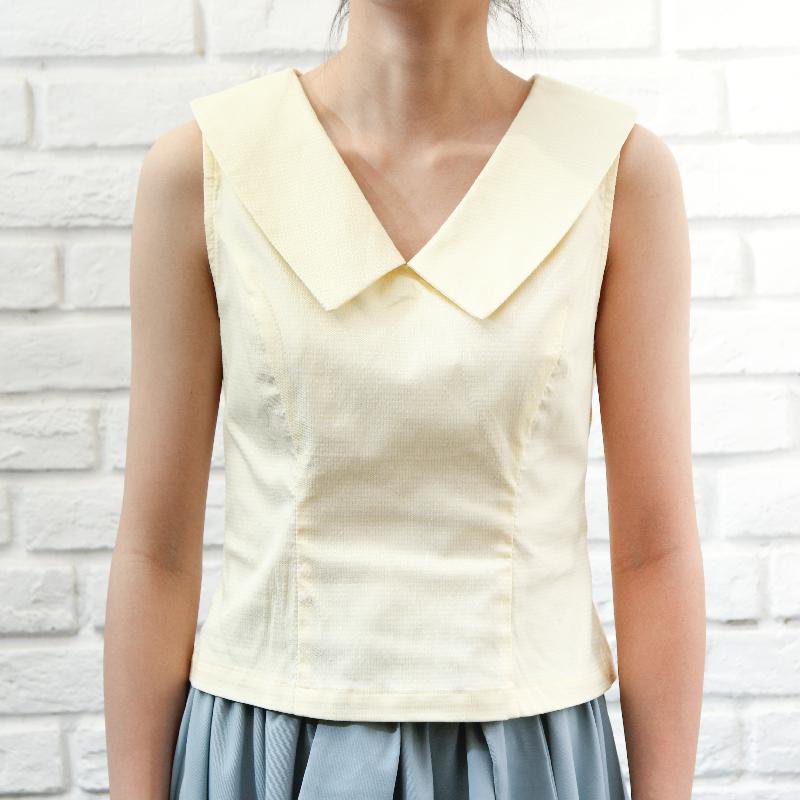 SOLD OUT - Chelsea Afternoon Houndstooth Vest Top -Size S(FM106)