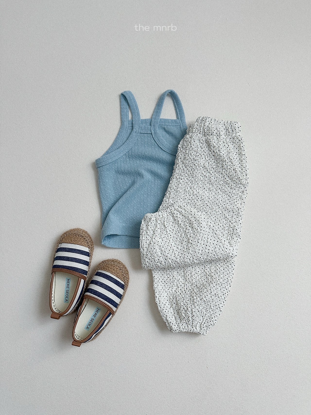 Minirobe | cotton sleeveless (Blue L90-100)
