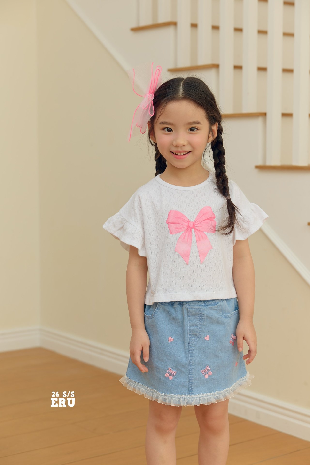 蝴蝶結🎀 Top / 刺繡蝴蝶結🎀 牛仔裙