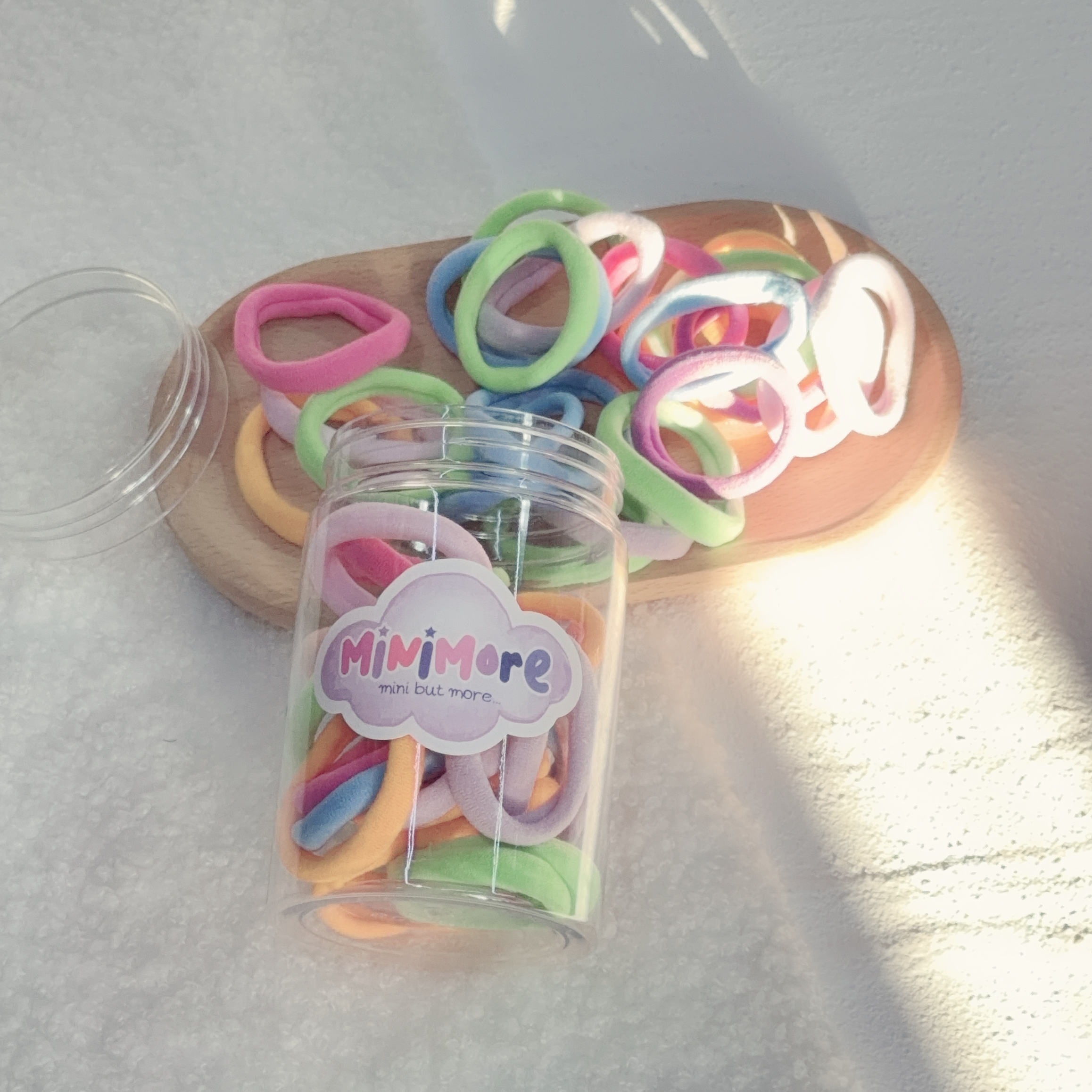 Basic hair tie (colorful) 彩色軟糯髮圈