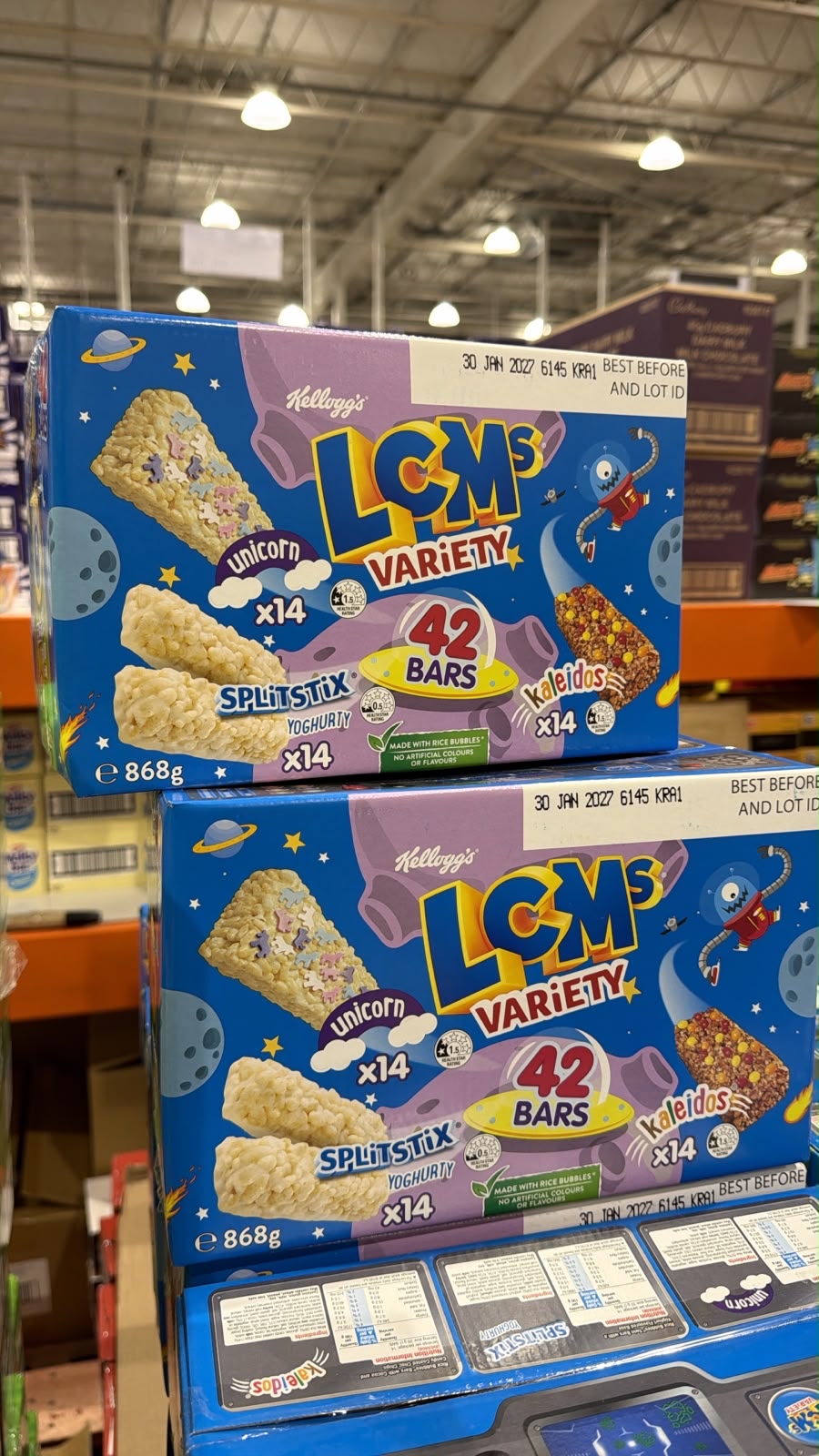 澳洲Costco 脆脆米通零食棒(42條/箱) 