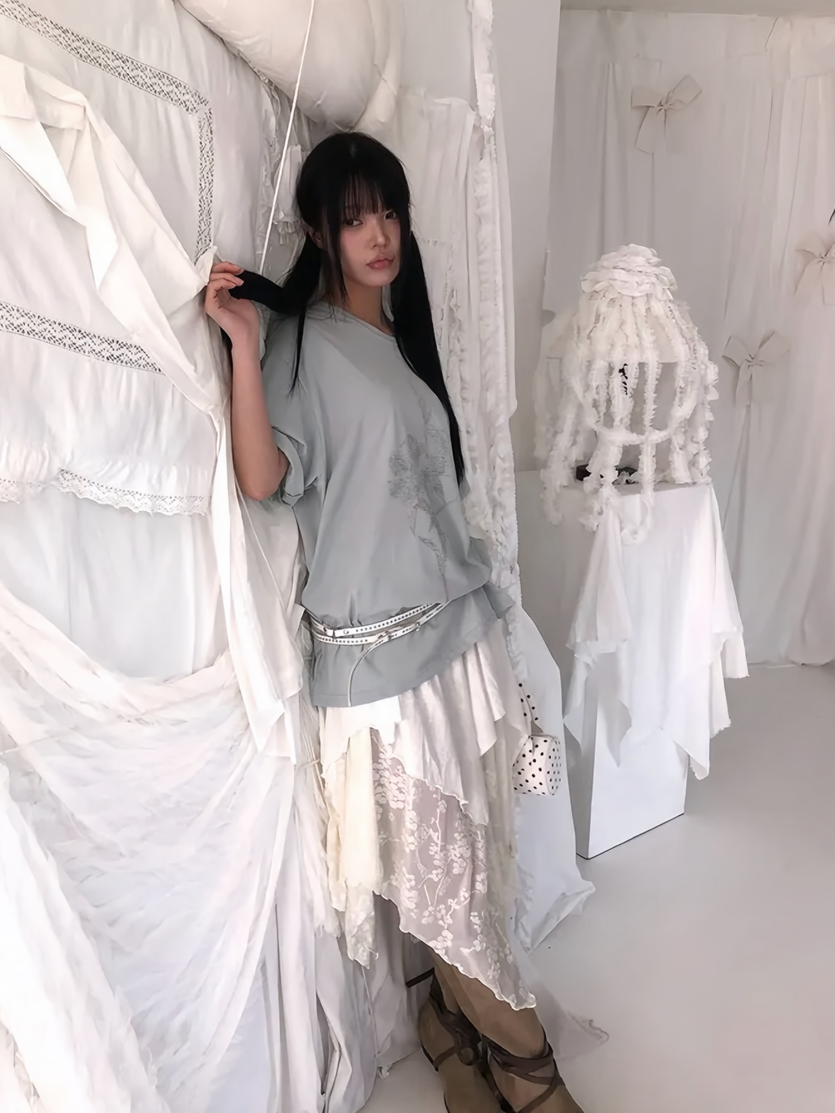 Cyber Flora Oversized Tee