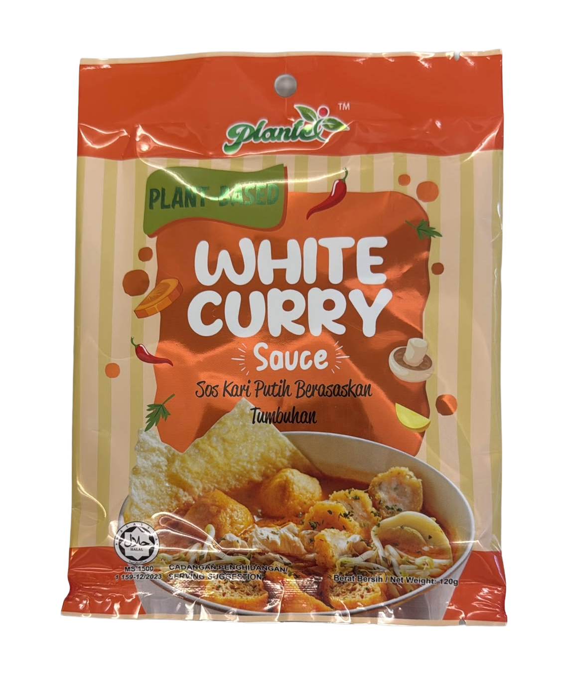 Plantex-白咖哩醬(純素) 120g/ Plantex White Curry Sauce (Vegan) 120g