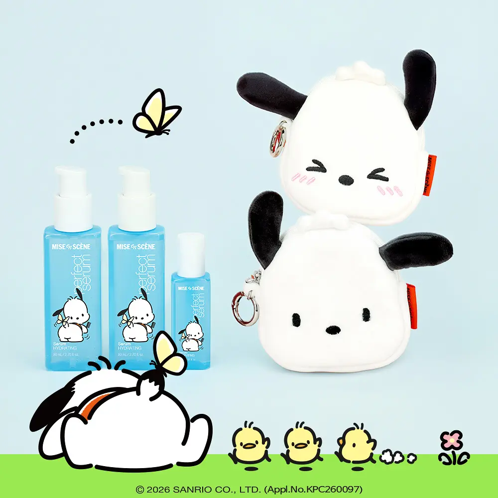 [미쟝센mise en scene x Sanrio] PC狗 限量版 Perfect Serum 計劃套裝 