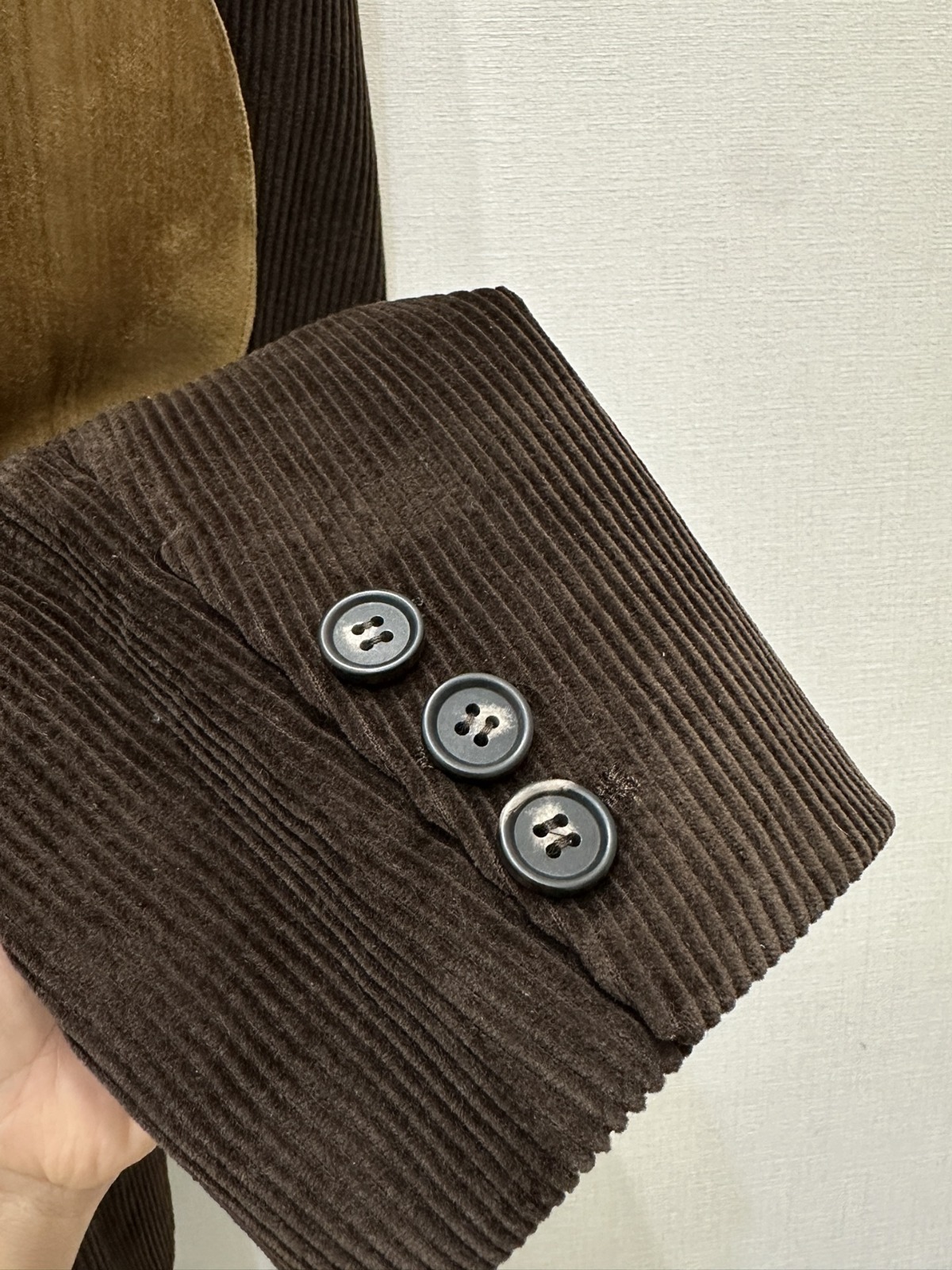 【頂級原單】Miu Miu 單排扣燈芯絨西裝外套