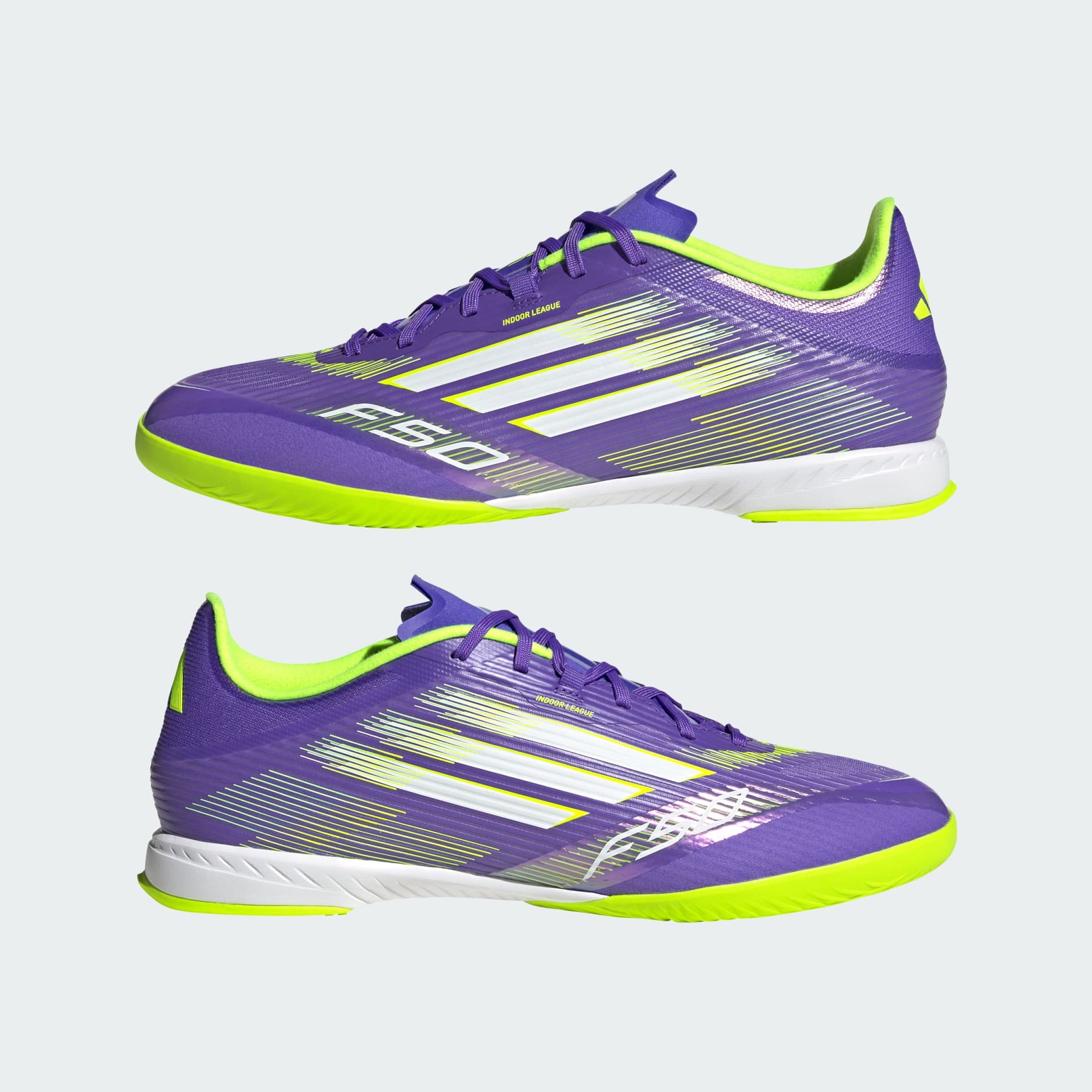 全新 Adidas F50 League 室內場足球鞋 | F50 League Indoor Boots | 紫色
