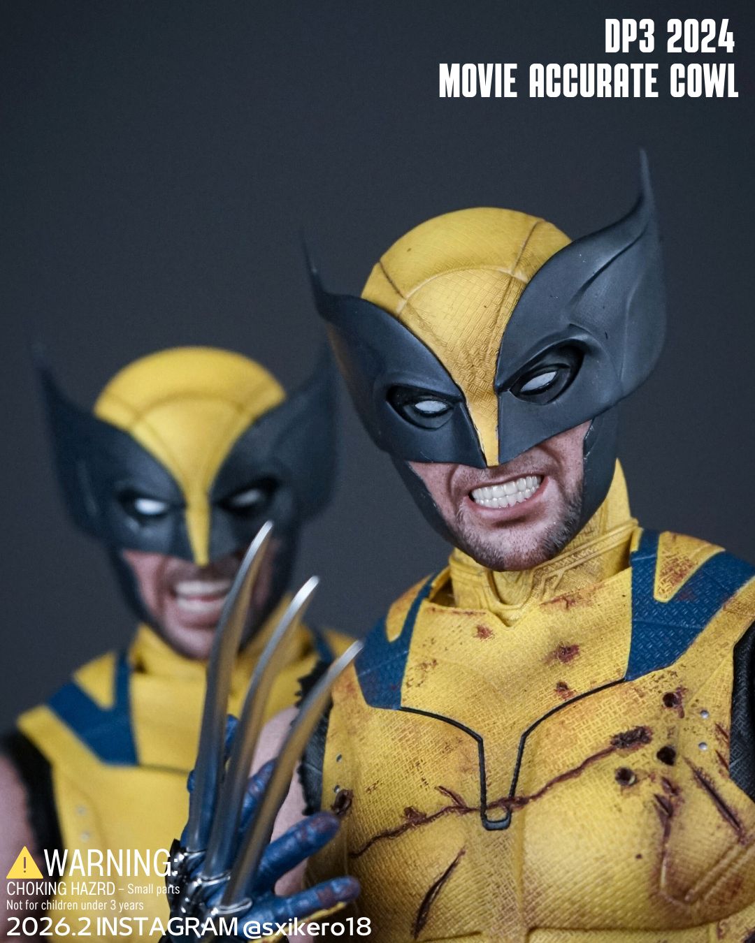 狼人面罩頭雕項目 Wolverine movie accurate cowl project