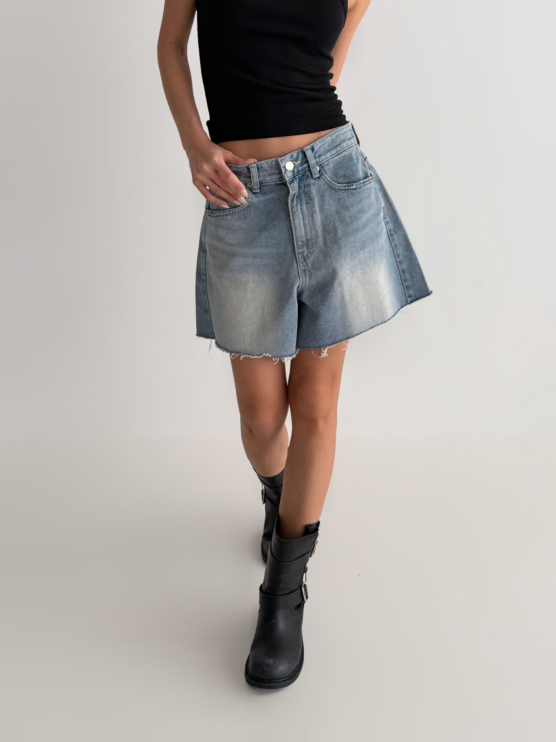 Denim shorts #pt70