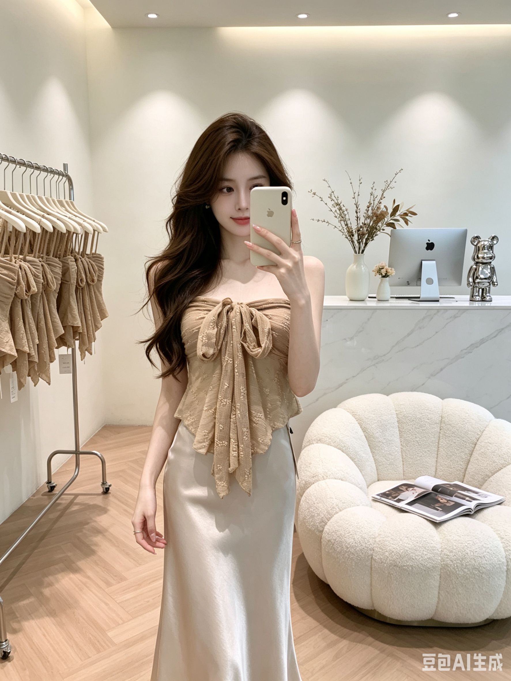 4516 丝缎气质鱼尾裙｜Luxury Satin Mermaid