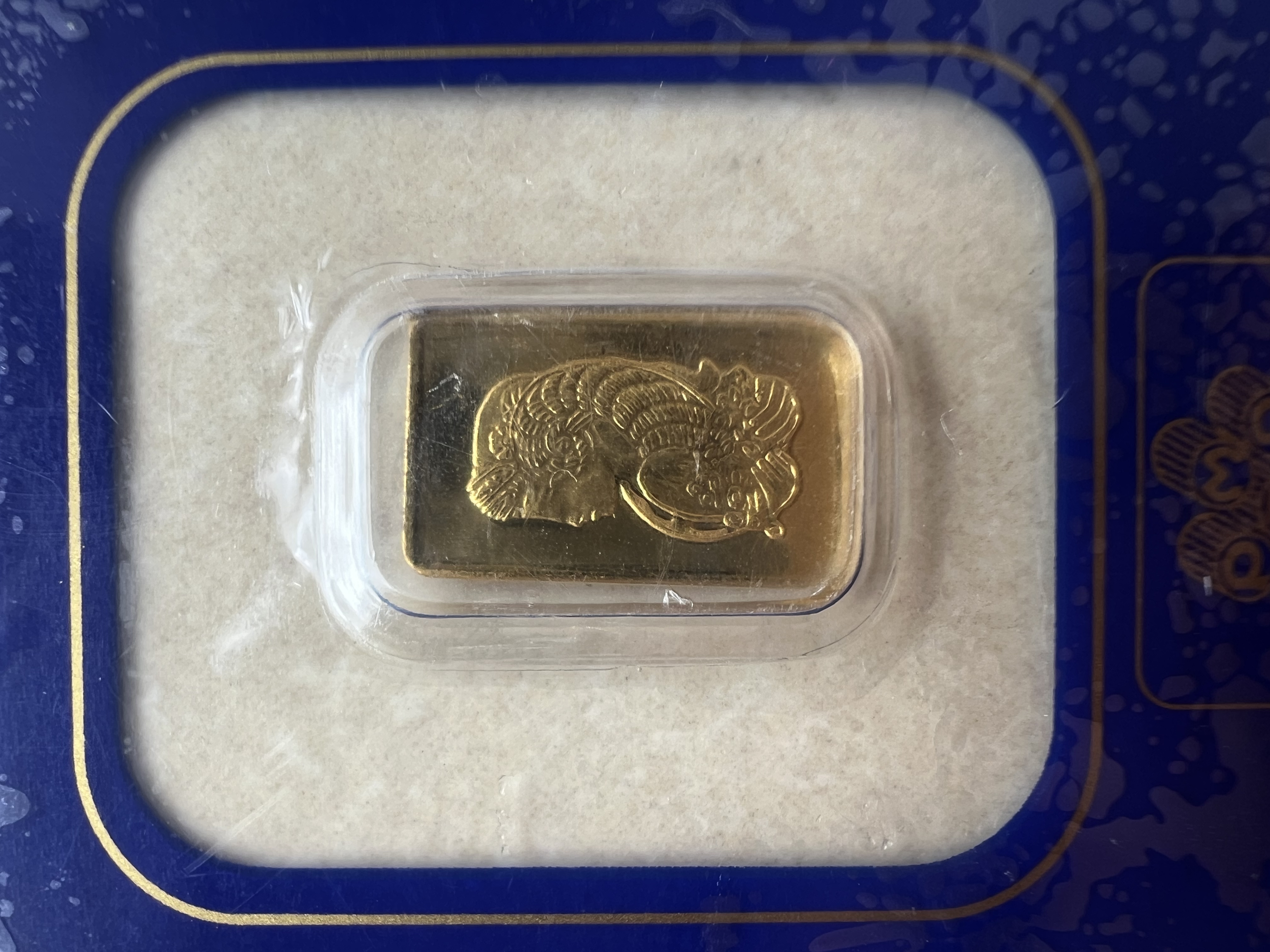 (SN167426) PAMP RARE 90’s Vintage Fortuna 1g 🇨🇭Swiss Fine Gold Bar Emas 999.9 古董收藏